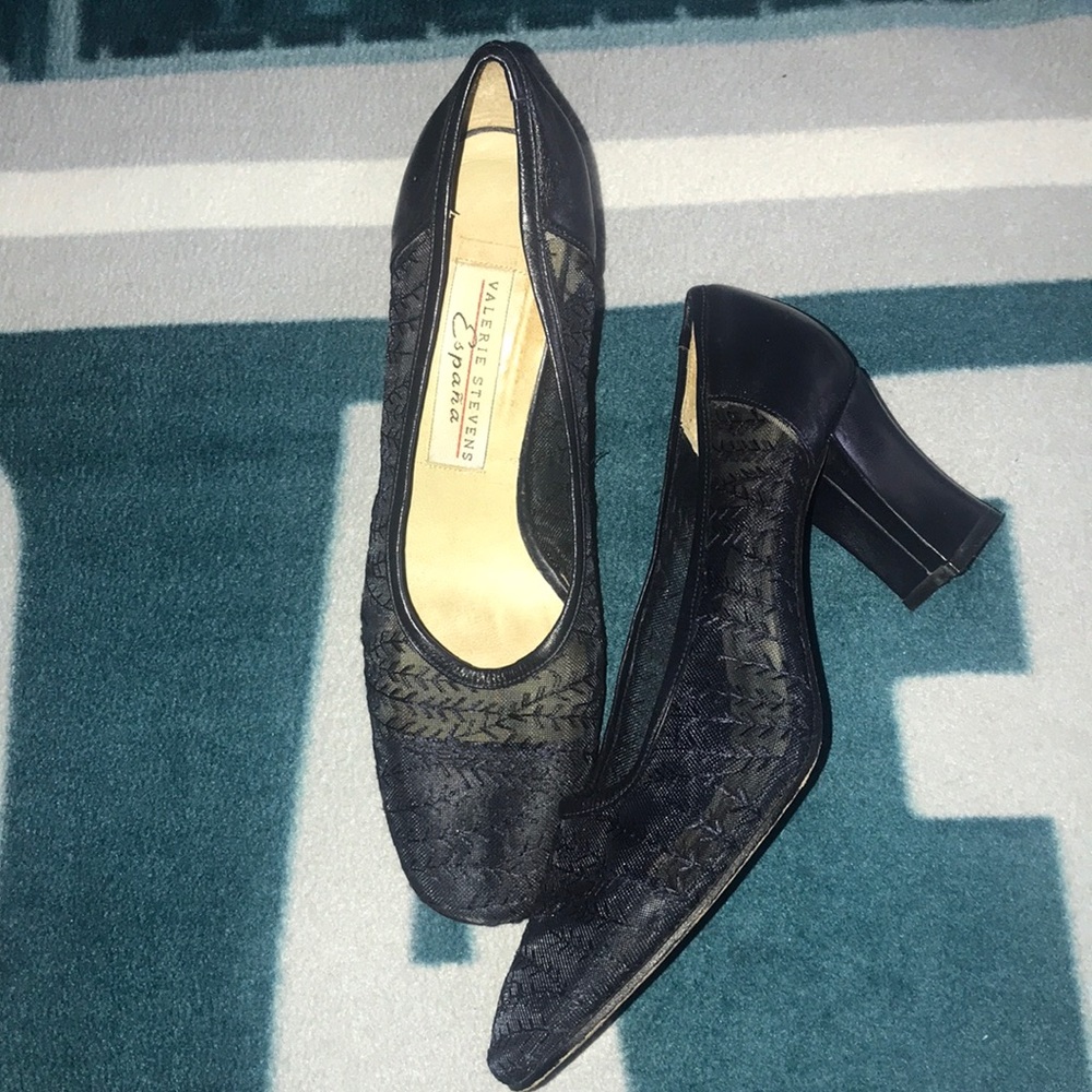 Valerie Stevens Espana Blue Pumps